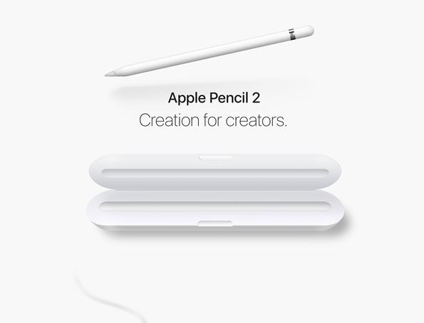 ApplePencil2代？设计师构思其新特征